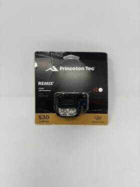 Remix-3aaa Princeton Tec Headlamp Unisex Remix 3 Aaa 530 Lumens Black New Batteries Incl