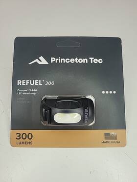Rf23-bk Princeton Tec Rf23-bk/dk Refuel Led Headlamp With Batteries Black