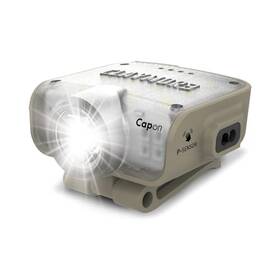 Clp-800tn Prism Co. Ltd Capon - Led Rechargeable Clip-on Cap Headlamp Lightweight Hat Light 80c Tan