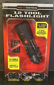 Lx-3300 Pro-4 Tactical 12 Tool Flashlight Series Brand New Sealed Box