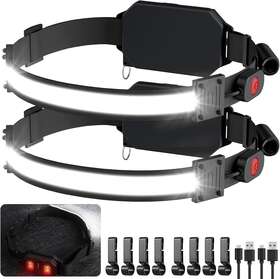 Proastar 696604213641 Led Rechargeable Headlamp 1000 Lumen 230 Illumination Wide Beam Lightbar Headl