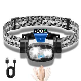Hl300 Puang Headlamp Rechargeable Digital Display Ultralight 20000 Lumen Headlight For A