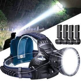Punlim 425520936073 Rechargeable Headlamps For Adults 100000 Lumen Super Bright Headlamp Spotlightw