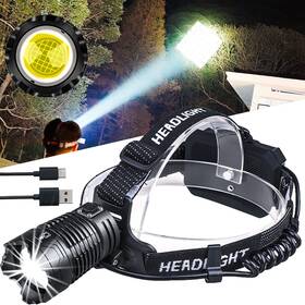 Xhp360 Punlim 768643572840 Led Headlamp Rechargeable Headlamps For Adults Super Bright 100000 Lum