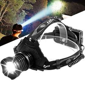 Gxc341 Punlim Led Rechargeable Headlamp P70 Super Bright Head Lamp 90000 Lumens