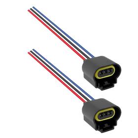 Chang-2804 Purthog 2pcs Female Headlight Pigtail Connector Fog Light