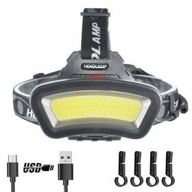 C01-z Pzzoe Headlamp Led Headlight Rechargeable 22000 High Lumen Usb Head Light Lamp