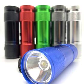 Q-tech 655887705342 Mini Led Flashlight 6-pack With 18 Aaa Batteries Super Bright 100 Lm Fl