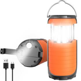 Lyd-02 Qauyyw Solar Camping Lantern Rechargeable Battery Powered 2 Light Inch