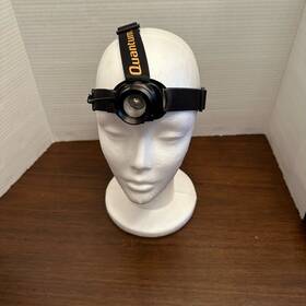 63921 Quantum Headlamp Flashlight Black Head Torch Battery Hi/low And Strobe Works