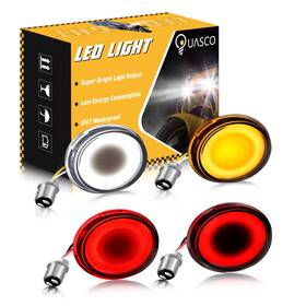 Quasco B0b9hcvx5k 1157 Front Rear Led Turn Signals 2 Inch Bullet Signal Light