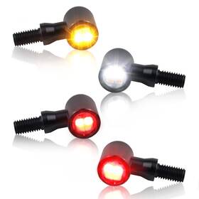 Quasco Fbaqamp00100 Front Rear Motorcycle Turn Signals Universal Led Signal Kit Mini Blinker