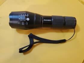 Rambo 816153011462 Headlight For Mountain Bike Hunting Fishing Camping With 18650 Battery