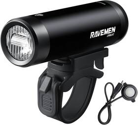 Ravemen 313042891896 600 Lumens Bike Front Light With Wired Remote Switch Anti-glare Beam 6 B
