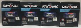 Rayovac 012800536603 Lightweight White And Red Led Headlamp 100 Lumens Aaa Powered 4pk