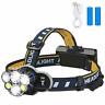 Rechargeable Headlamp Led Modes Usb Waterproof Flashligh