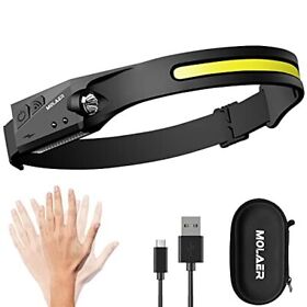 Rechargeable Led Headlamp Essential Headlamps For Camping Accessories Hiking
