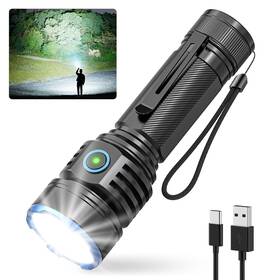 X7-pro Rechoo Flashlight Rechargeable High Lumens X7 Pro Bright 2000 Lum