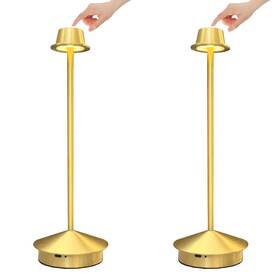 Reddragon Lighting 790864942157 10000mah Rechargeable Battery Powered Gold Table Lamps Cordless Set Of 2 Wate