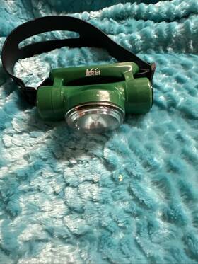Bf-181 Rei Vintage Headlamp Cordless Green Aa Battery Tested Working