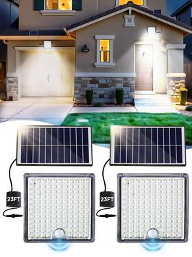Jx-bd001-a Reinhoo Solar Shed Light Solor Outside With 23ft Cable 5 Motion Modes Flo
