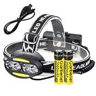 Rellytene1162 Led Headlamp Super Bright Lumens Modes Waterproof Adjustab Set Tools