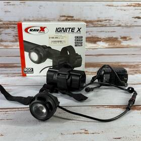 Rx-ix800 Riseway Ignite X Led Headlamp Black Rechargeable 800 Lumens Ipx4