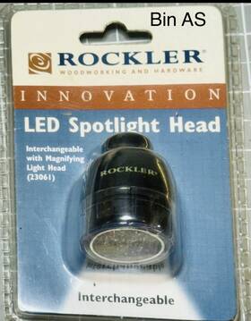 23061 Rockler Led Spotlight Head Interchangeable Replacement Compatible New