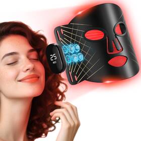 Romisa 745431772248 Red Light Therapy For Face 4 Modes Cordless Mask 2000mah