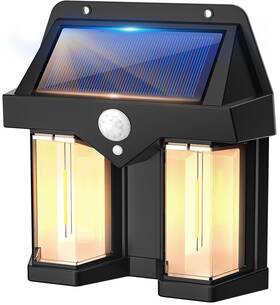 Cl228 Ruwq New Solar Wall Lamp Features Three Lighting Modes From Dusk To Dawn With An