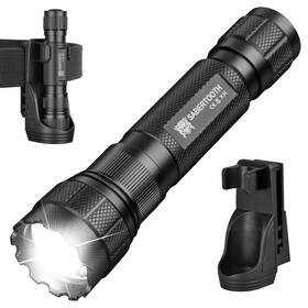 Xr3.0 Sabertooth Police Tactical Flashlights 1800 High Lumen With Holster For Duty