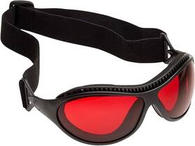 Safetyblue 609311675756 Sleep Savior Deluxe Ultra With Head Strap - Red Night Glasses Light Gla