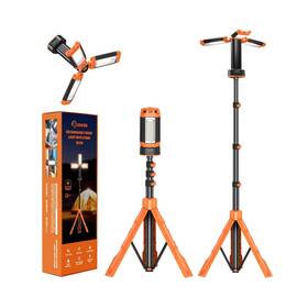 Saker-cp82142 Saker Portable Camping Light With Stand 73.2 Inch Rechargeable Work Lig... Fast Ship