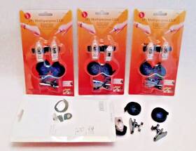 Fl3403 Se 3 Piece Multipurpose Led Flashlight For Fingers Wrist And Also Includes Uni. Clip