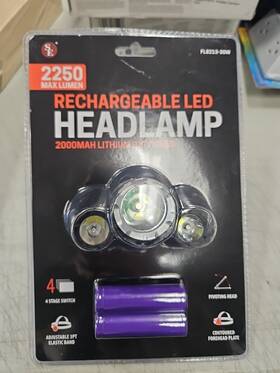 Fl8213-30w Se Rechargeable Adjustable 2250 Lumen Led Headlamp Work Flash Light Lithium Fl8213