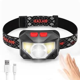 Senmding 792332593670 Rechargeable Headlamp Flashlight 800 Lumen Super Bright Led Headlight With Re