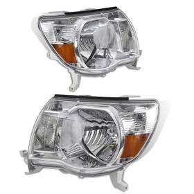 Tc02hl00a0 Shelita 2 Pack Headlight Headlamp Compatible With Toyota Tacoma 2005-2011 Hea