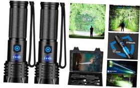 P115 Shenzhen Ruichuangda Trading Co. Ltd. Rechargeable Flashlights 990000 High Lumens Super Bright Led Flashlight 2