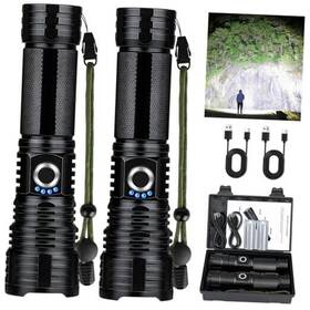 P50-5 Shenzhen Shengkun Industrial Coltd. Flashlights High Lumens Rechargeable 990000 Super Bright Led Black