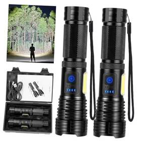 H120-l Shenzhenshilvxiaoxiadianzishangwukejiyouxiangongsi Led Rechargeable Flashlights 990000 High Lumens Super Bright Flashlight