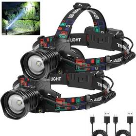 P70-3 Shenzhenshizhongshenghaoshiyeyouxiangongsi Rechargeable Headlamp Super Brightpack Led Head Lamp With 3 Modes 90 2
