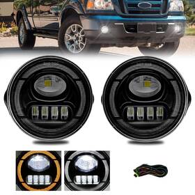 Th-fd-969l Shocklight Led&drl Fog Lights Fit For 2007 2008 2009 2010 2011 2012 2013 2014