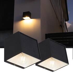 Sl160160wwb2 Shonelighting Solar Sconce Lights Outdoor High Brightness Front Porch Stainless-st