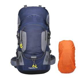 N45-100-1202 Showylive 60l Waterproof Hiking And Camping Backpack For Men - Durable Light