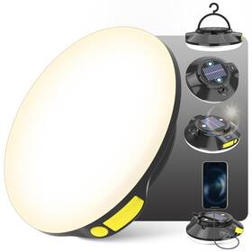 Lf158v Sinear 16000mah 26000lm Solar Portable Led Camping Lantern Rechargeable Light 150w
