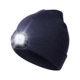 Sj-1pcs-navy Sjpro Unisex Led Beanie Hat With Light Usb Rechargeable Headlamp Cap Sj-1pcs-navy Sjpro Unisex Led Beanie Hat With Light Usb Rechargeable Headlamp Cap
