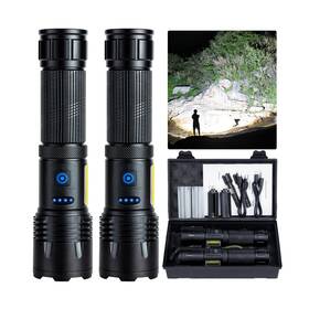 M001-cob Sknsl Rechargeable Led Flashlights High Lumen 90 000 Lumens Super Bright ... Fast Ship