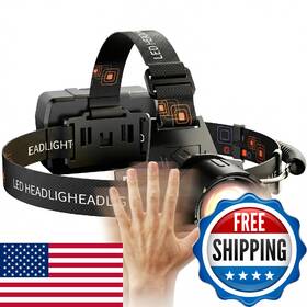 B0fmddk4zj Skyfire Rechargeable Headlamp 3000 Lumens Motion Sensor Led Waterproof Head Ligh