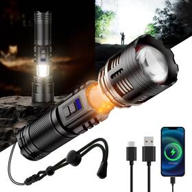 Sf-sd-1130j-1 Skyfire Led Rechargeable Flashlight 2000000lm High Lumens With Ambient Lamp S