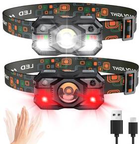 Zl009 Skylla Headlamp Rechargeable 1200 Lumen Ultra Bright Led Head Lamp Flashlight With W